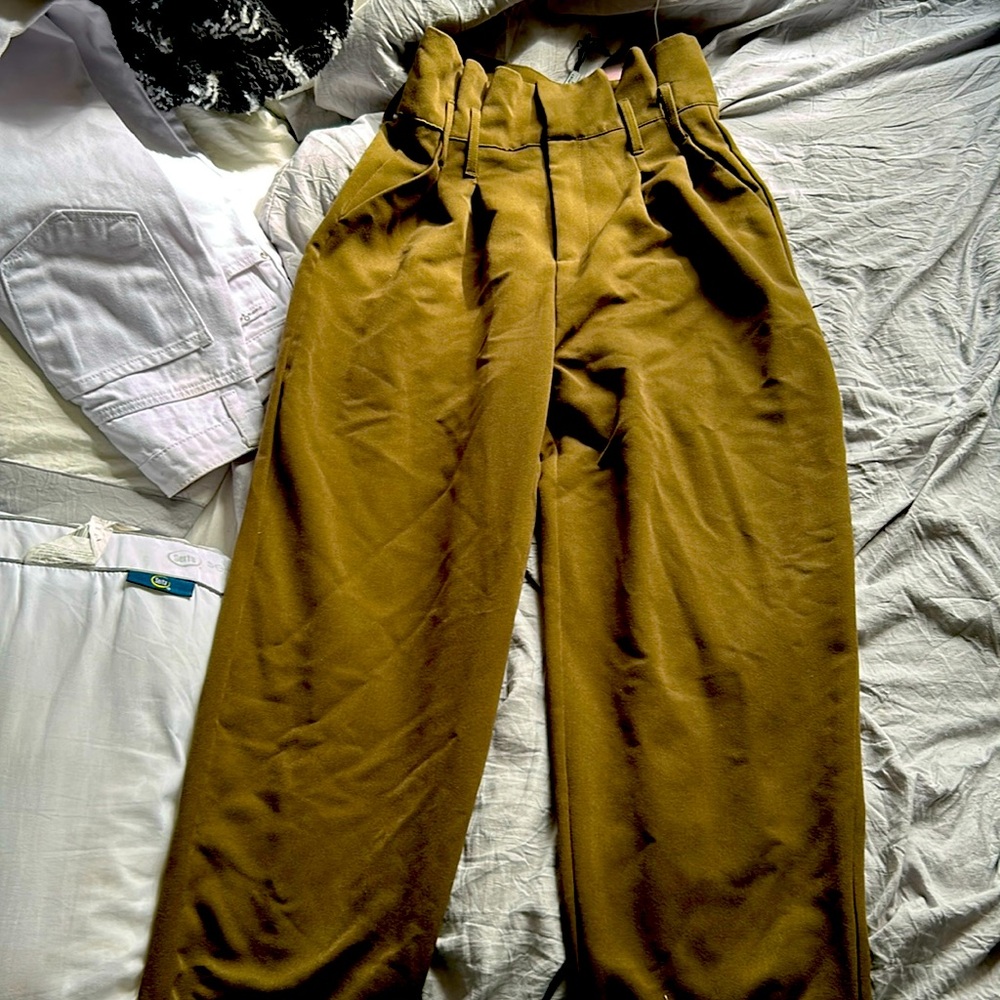 Brown dress pants